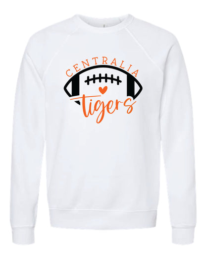 Centralia Tigers Football Bella+Canvas Crewneck