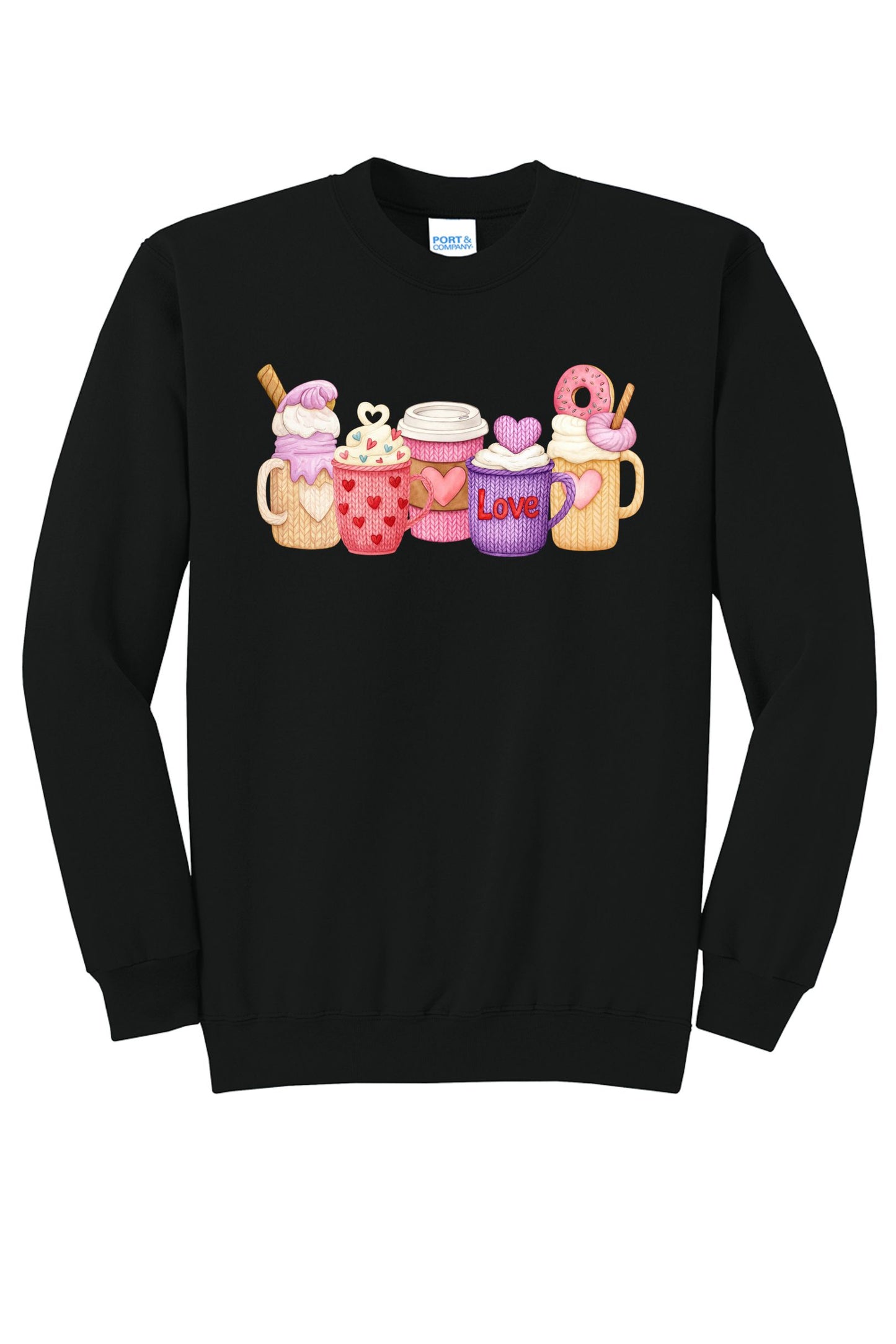 Love & Lattes Cozy Coffee | T-Shirt or Crewneck