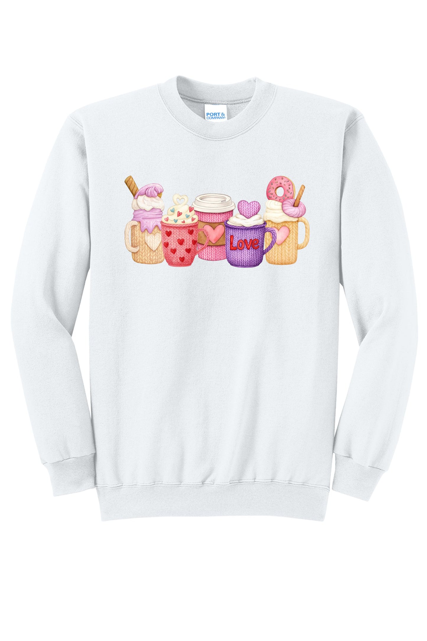 Love & Lattes Cozy Coffee | T-Shirt or Crewneck