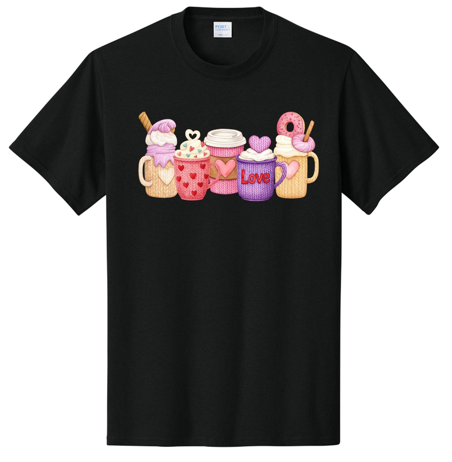 Love & Lattes Cozy Coffee | T-Shirt or Crewneck