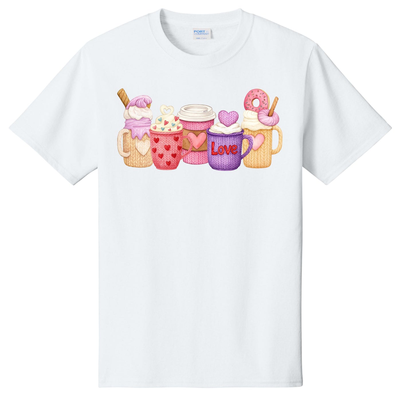 Love & Lattes Cozy Coffee | T-Shirt or Crewneck