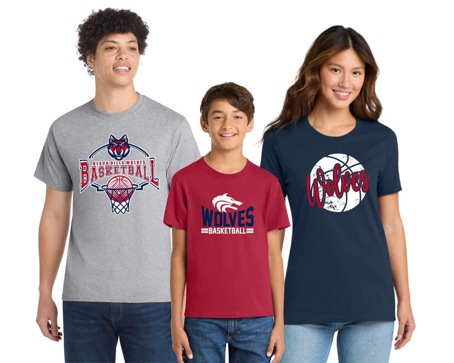 Wolves Basketball Cotton Tee