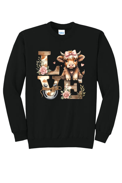 Love Highland Cow | T-Shirt or Crewneck