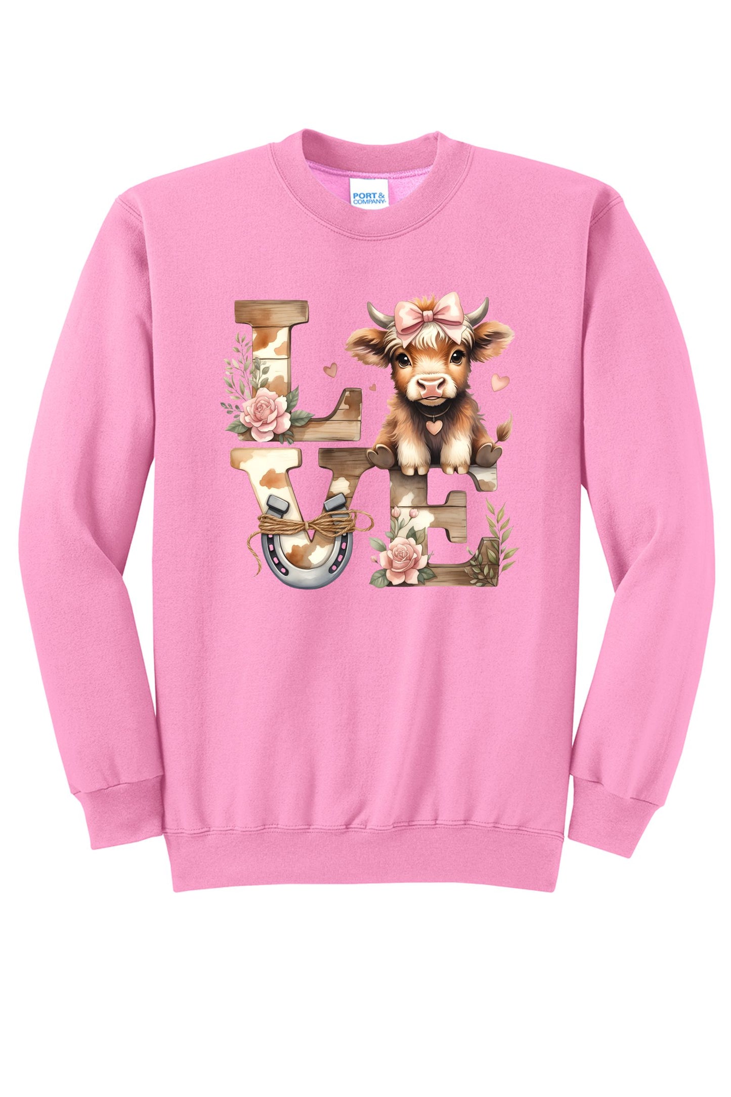 Love Highland Cow | T-Shirt or Crewneck