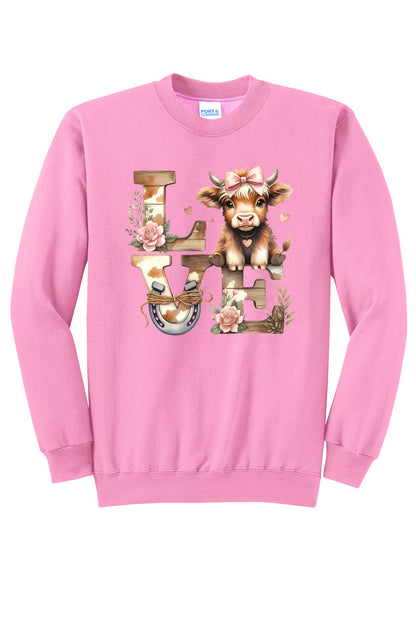 Love Highland Cow | T-Shirt or Crewneck