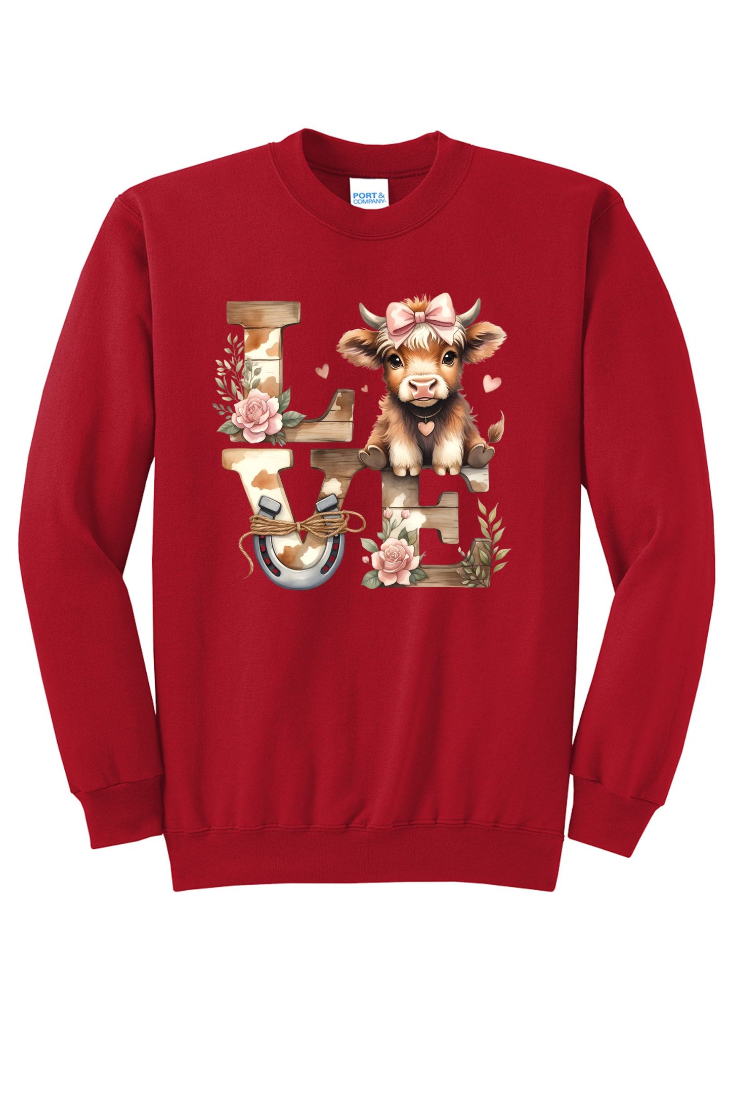 Love Highland Cow | T-Shirt or Crewneck