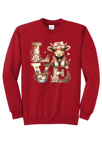 Love Highland Cow | T-Shirt or Crewneck