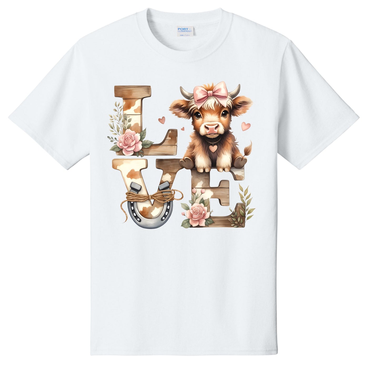 Love Highland Cow | T-Shirt or Crewneck