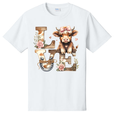 Love Highland Cow | T-Shirt or Crewneck