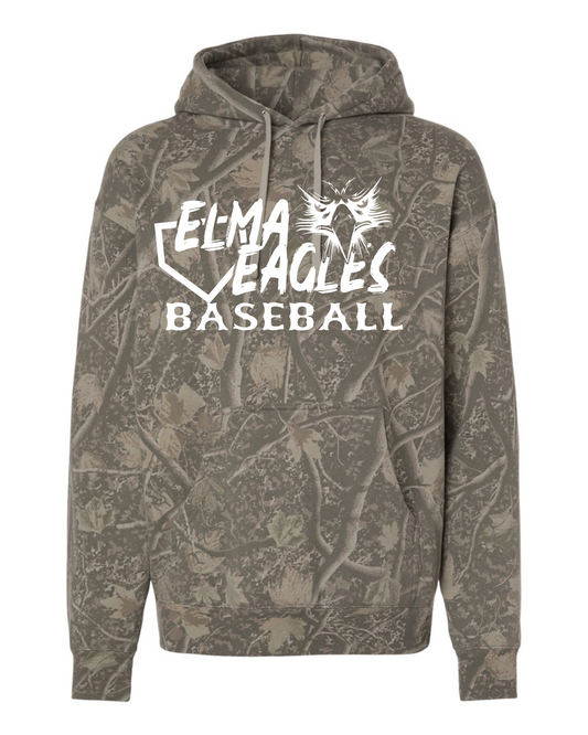 Elma Eagles Baseball Camo Hoodie
