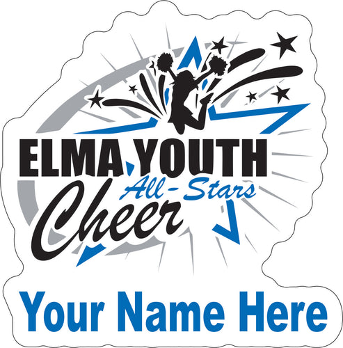 Elma Youth Cheer All-Stars Sticker