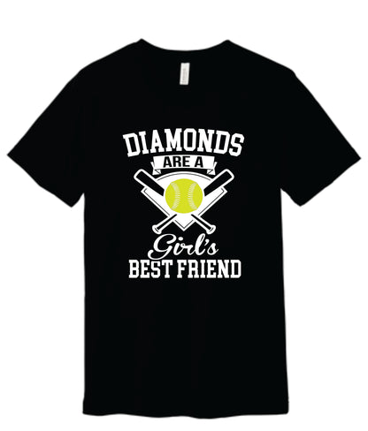 Diamonds Are A Girl's Best Friend Tee