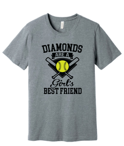 Diamonds Are A Girl's Best Friend Tee
