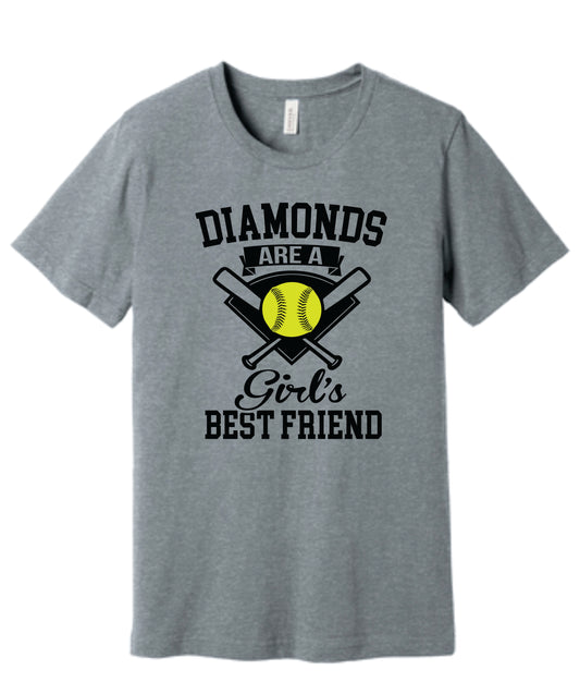 Diamonds Are A Girl's Best Friend Tee