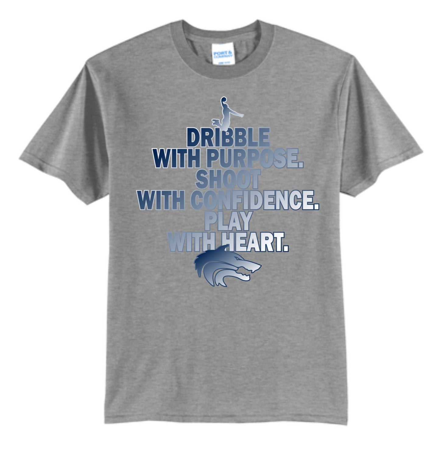 Wolves Basketball Dribble Tee