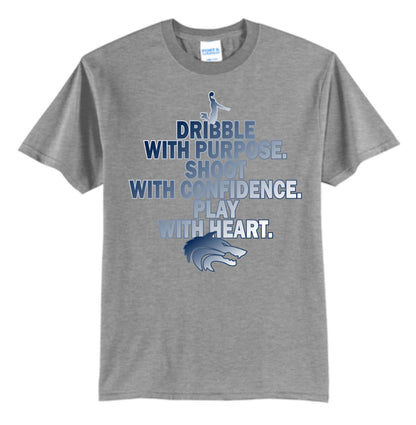 Wolves Basketball Dribble Tee