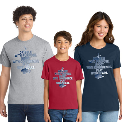 Wolves Basketball Dribble Tee