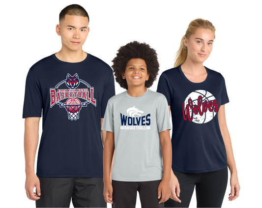 Wolves Basketball Drifit Tee