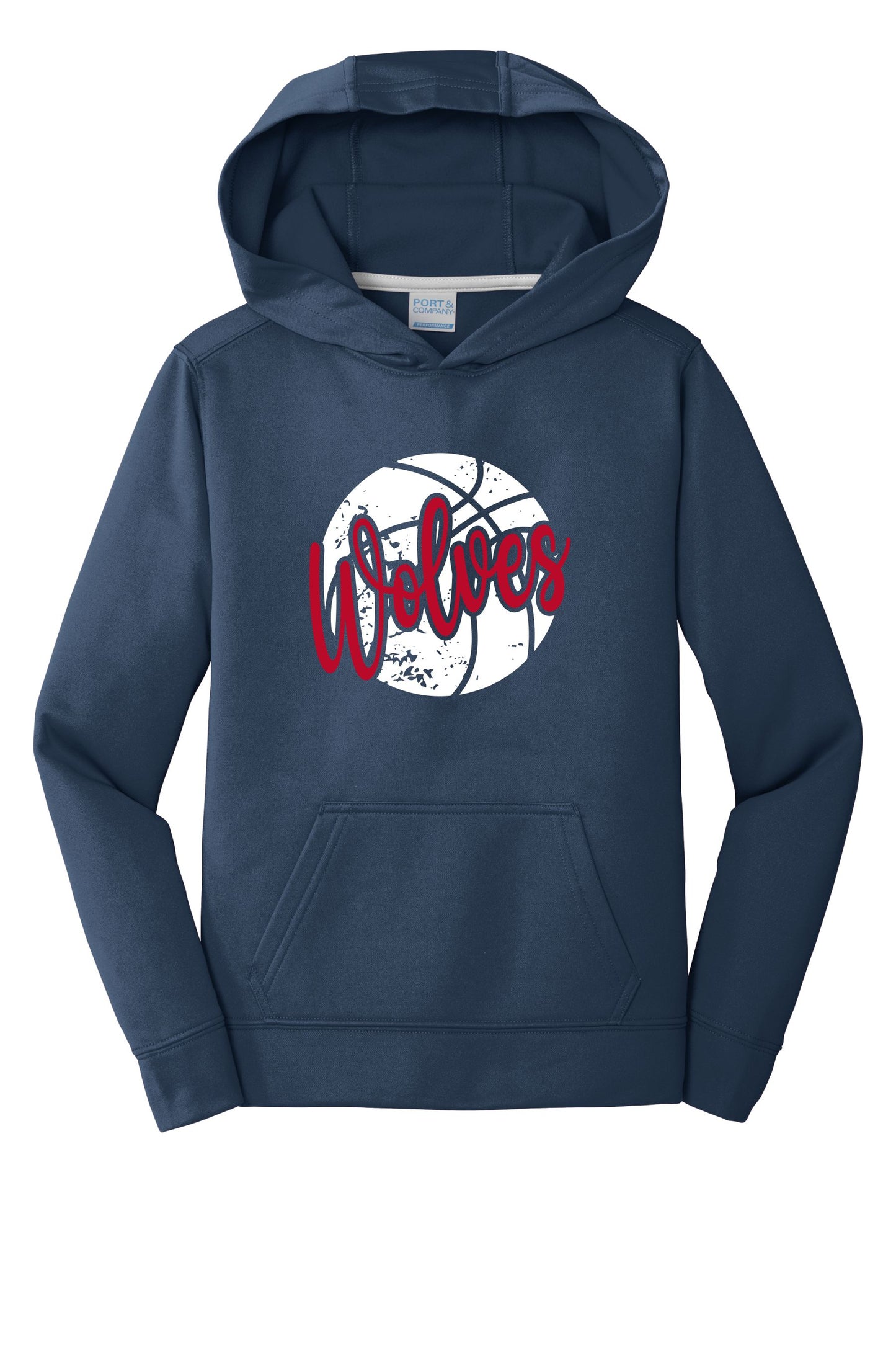 Wolves Basketball Performance Hoodie