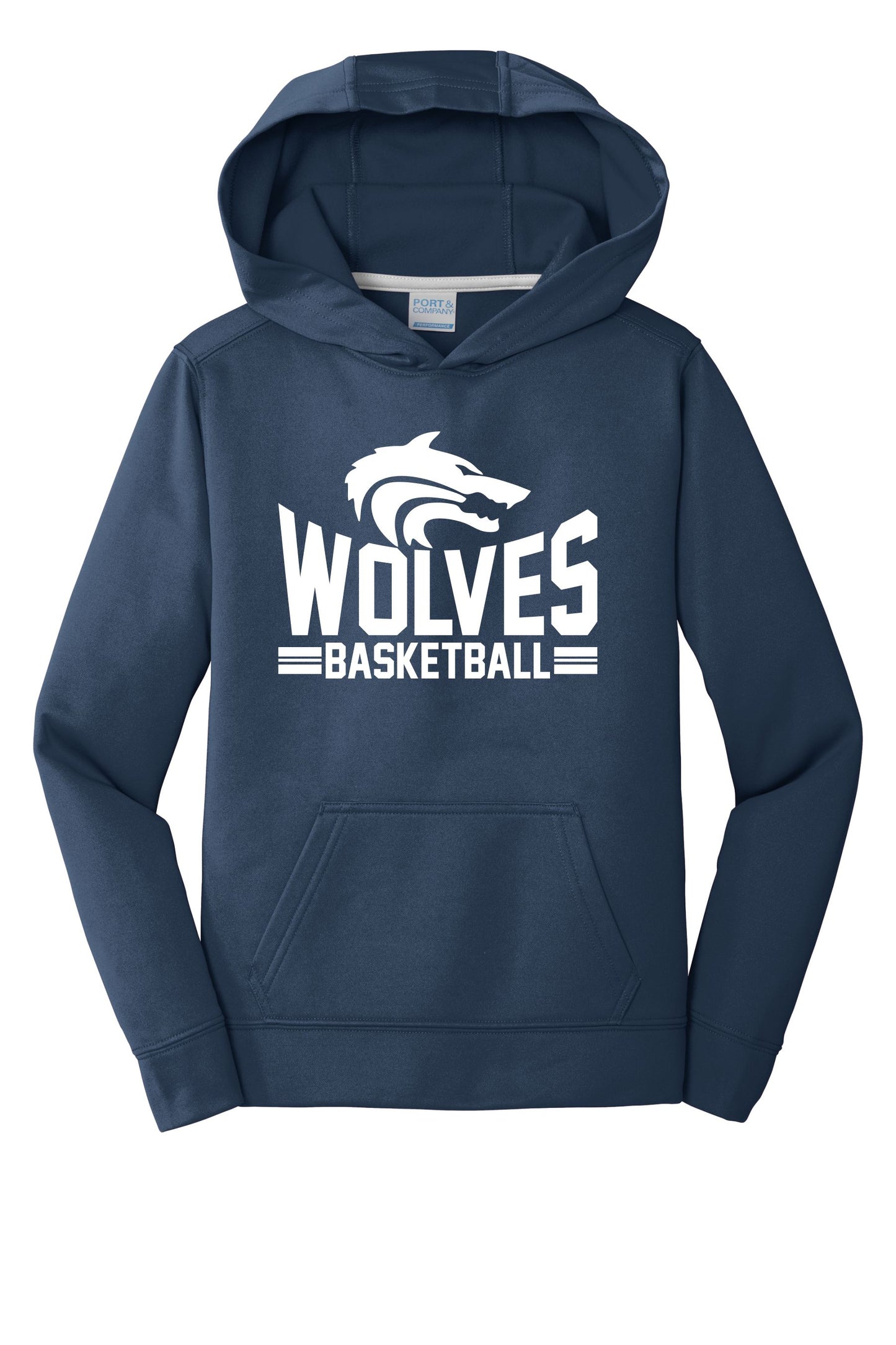 Wolves Basketball Performance Hoodie