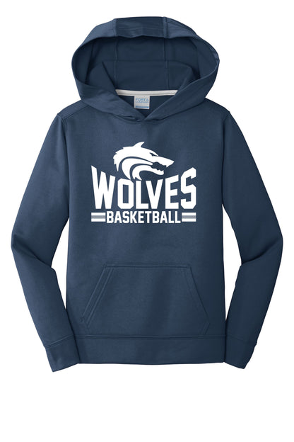 Wolves Basketball Performance Hoodie