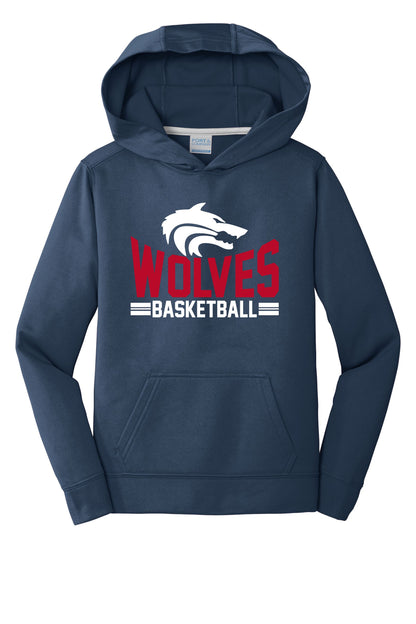 Wolves Basketball Performance Hoodie