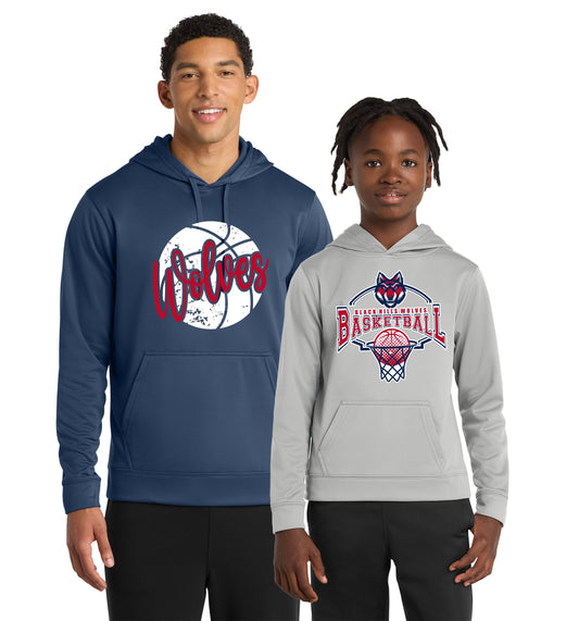 Wolves Basketball Performance Hoodie