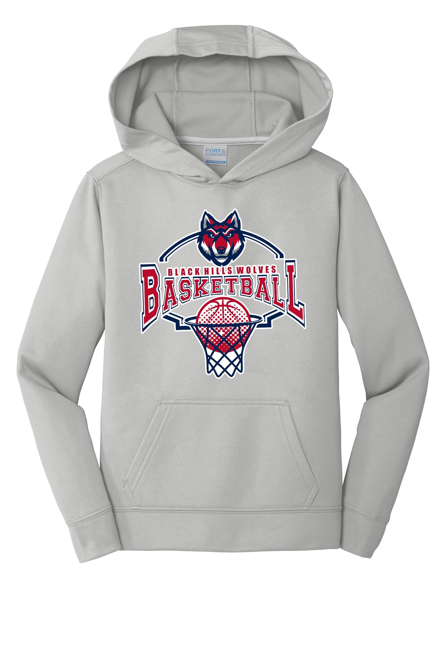 Wolves Basketball Performance Hoodie
