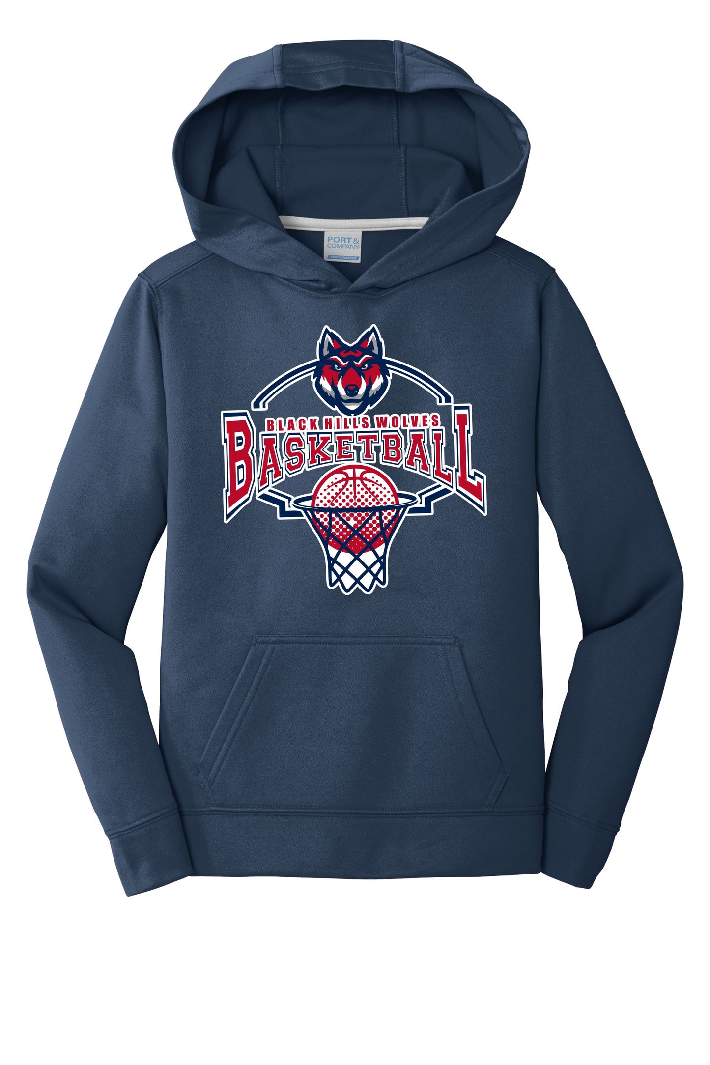 Wolves Basketball Performance Hoodie