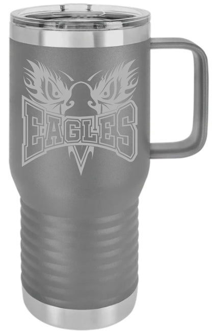 Eagles 20oz Travel Mug with Handle