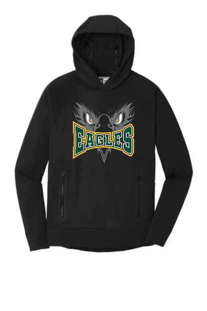 Eagles New Era Venue Fleece Pullover Hoodie