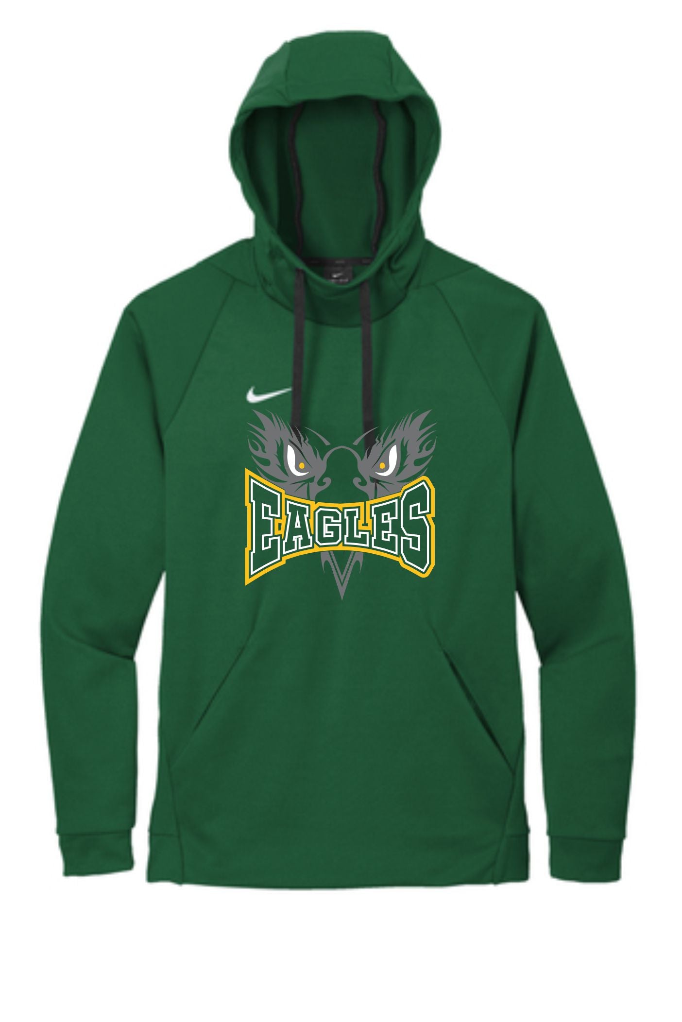 Eagles Nike Therma-FIT Pullover Fleece Hoodie