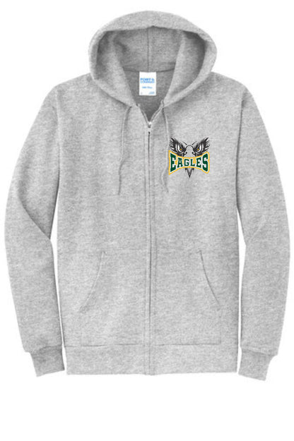 Eagles Core Fleece Zip Up Hoodie