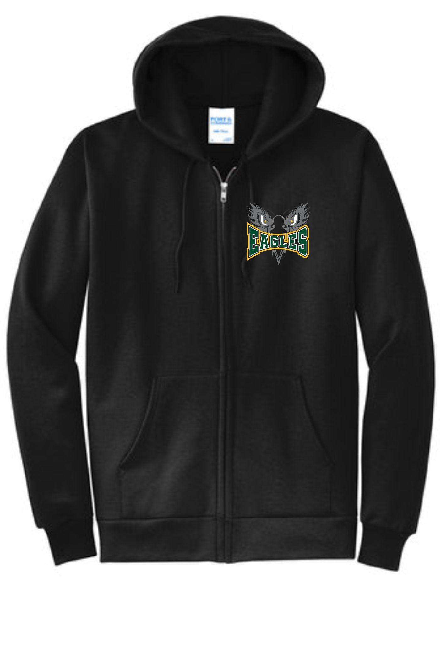 Eagles Core Fleece Zip Up Hoodie