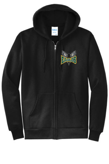 Eagles Core Fleece Zip Up Hoodie