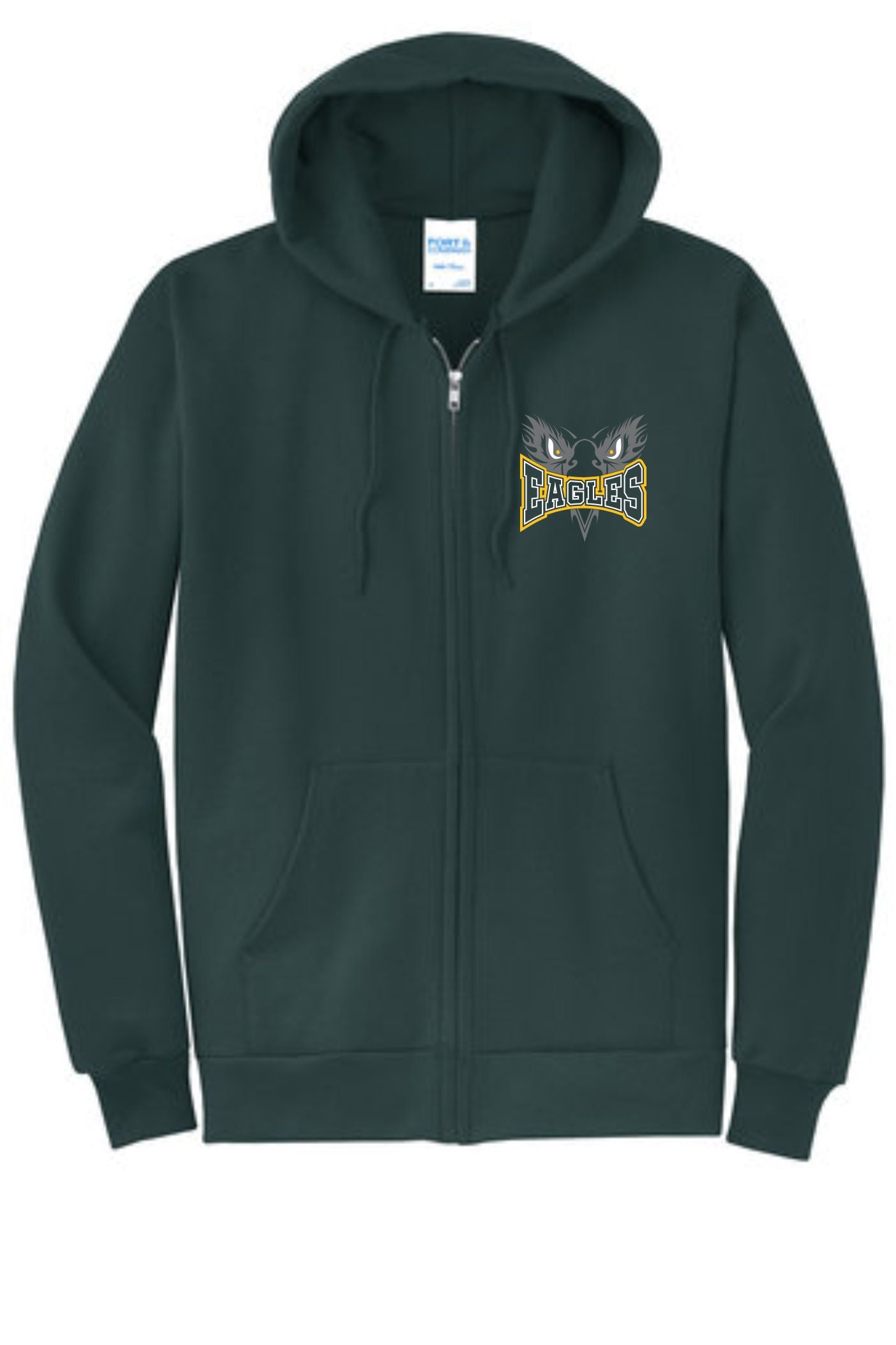 Eagles Core Fleece Zip Up Hoodie