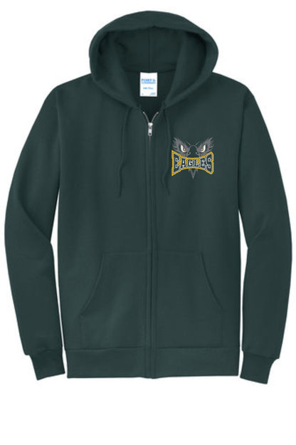 Eagles Core Fleece Zip Up Hoodie