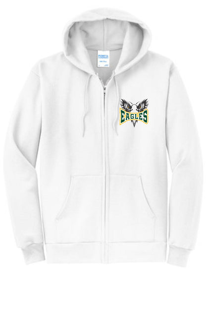Eagles Core Fleece Zip Up Hoodie