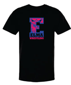 Eagles Wrestling Blue & Pink Tee