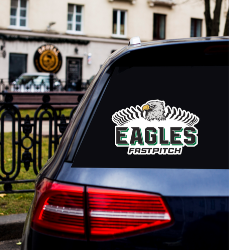 Eagles Laces Decal