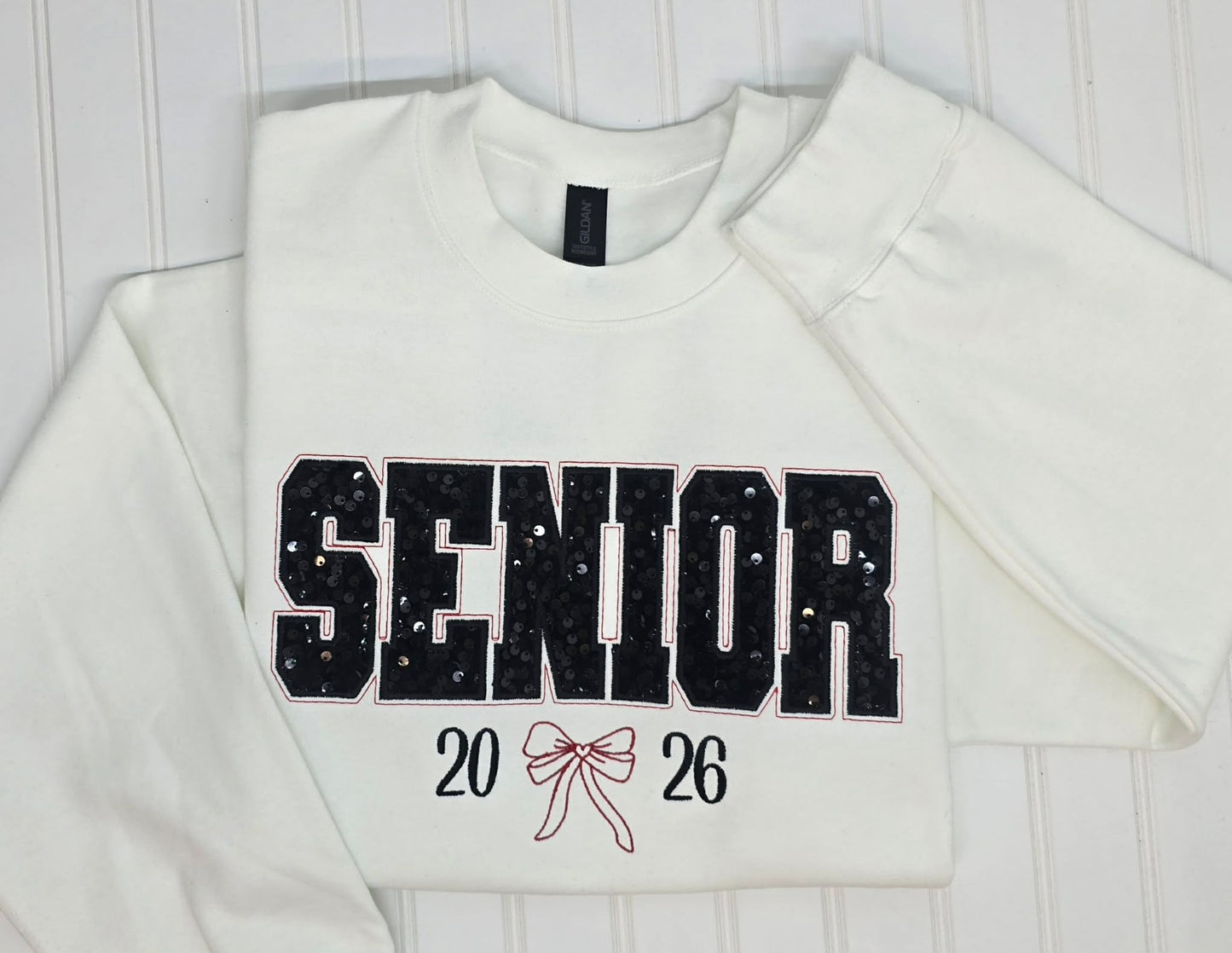 Senior 2026 Sequin embroidered Crewneck