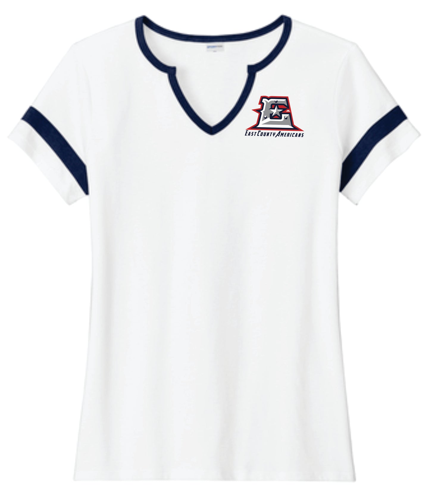 ECA Ladies Notch Neck Tee
