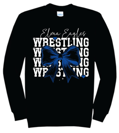 Elma Eagles Wrestling/Bow  Crewneck sweatshirt