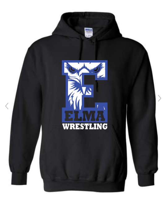 Elma Eagle Wrestling Hoodie