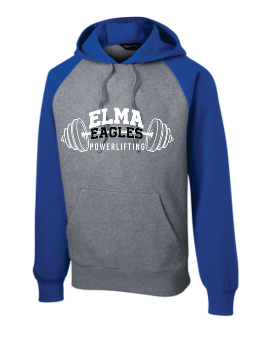 Elma Eagles Powerlifting Raglan Hoodie