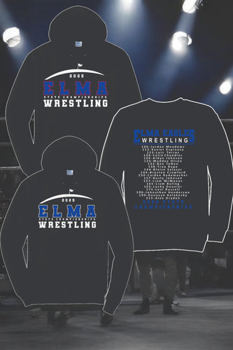 Elma Wrestling State Swag