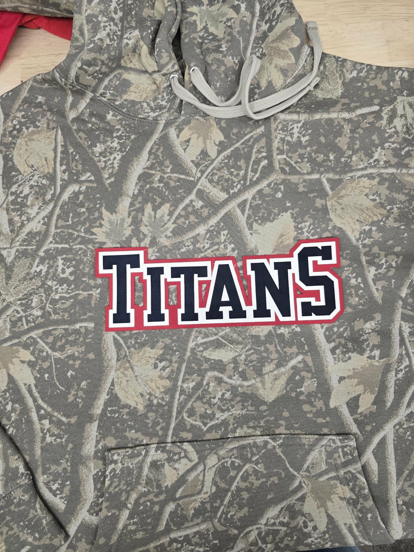 Deadwood Camo Hoodie with your favorite Team
