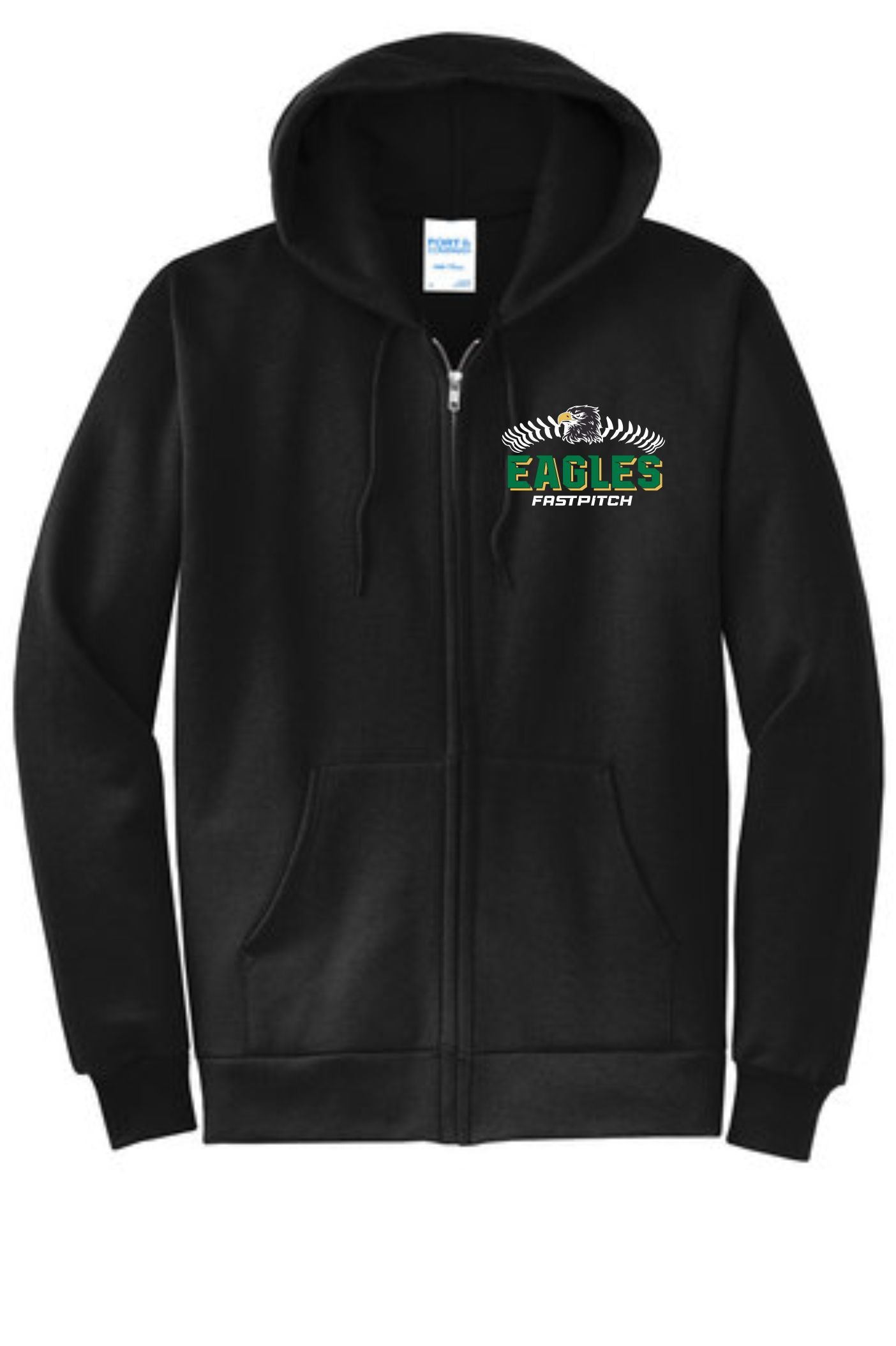 Eagles Core Fleece Zip Up Hoodie