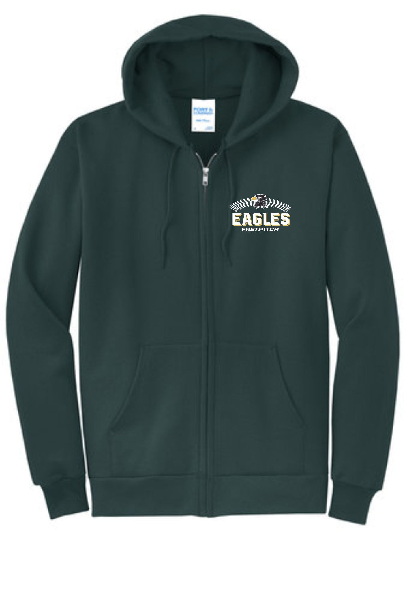 Eagles Core Fleece Zip Up Hoodie
