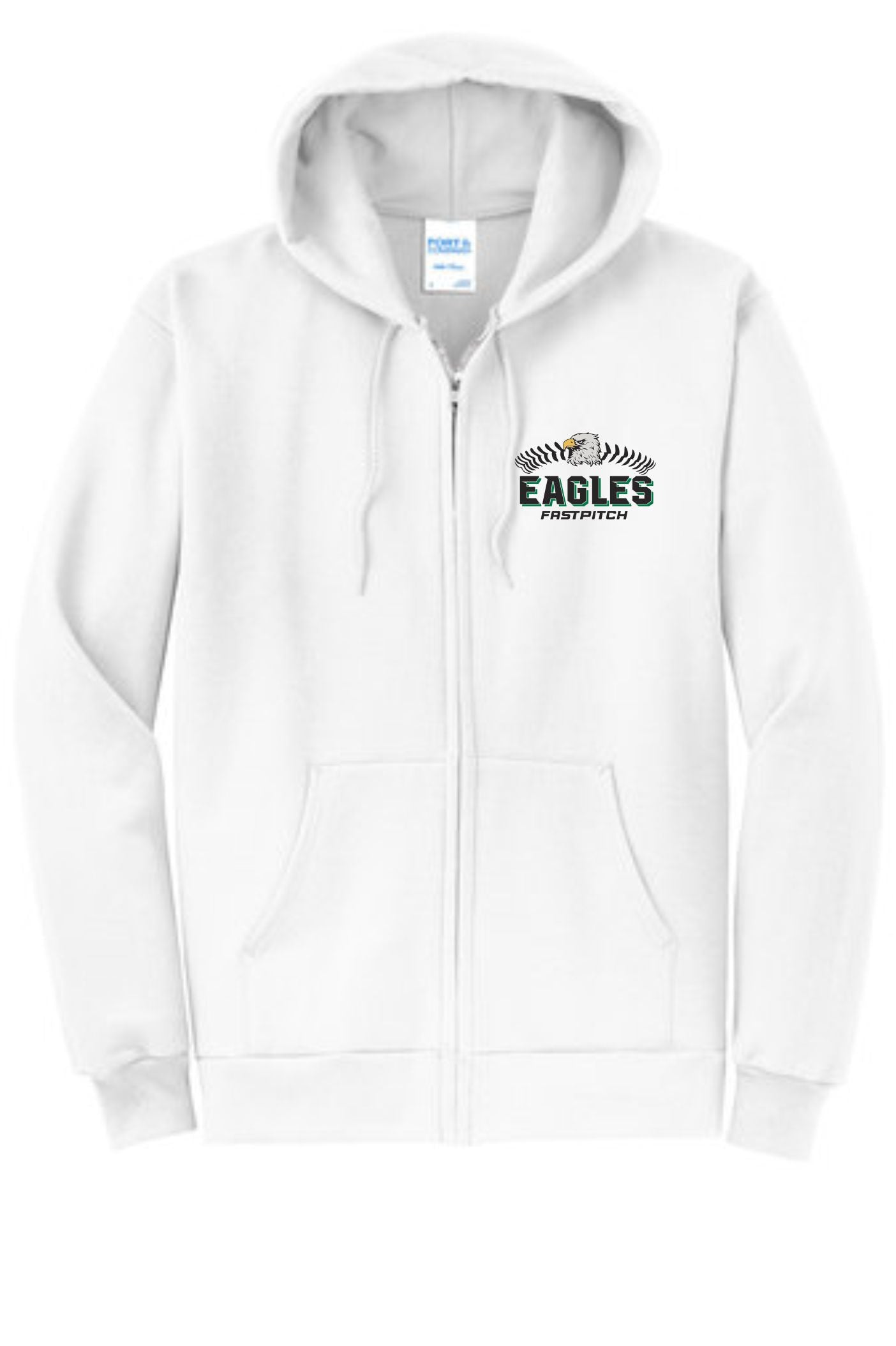 Eagles Core Fleece Zip Up Hoodie